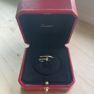 Cartier Juste Un Clou Ring in White Gold